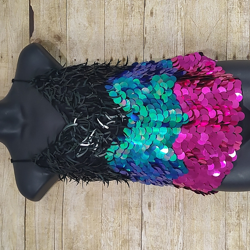 Asos Cami With Mixed Sequins